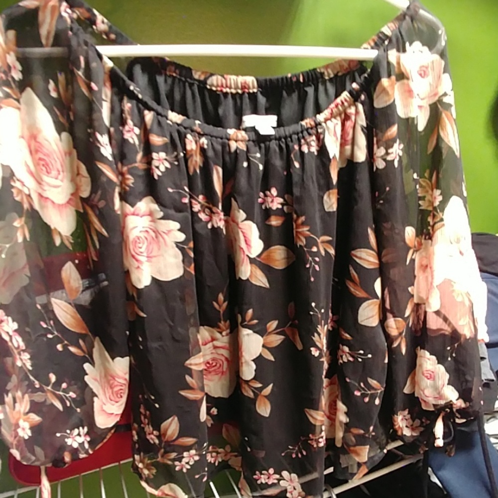 American Eagle sheer blouse
